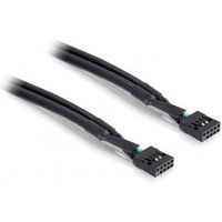 DeLOCK 82437 Interne USB2.0-kabel pinheader 10pin female <> pinheader 10pin female 50cm - thumbnail