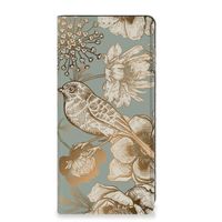 Smart Cover voor Motorola Moto G53 Vintage Bird Flowers - thumbnail