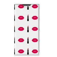 Samsung Galaxy S22 Ultra Hoesje met Magneet Lipstick Kiss - thumbnail