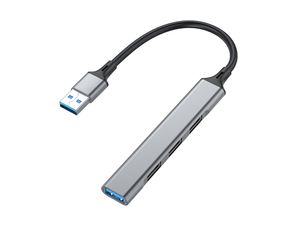 Equip 128960 interface hub USB 3.2 Gen 1 (3.1 Gen 1) Type-A 5000 Mbit/s Zwart, Grijs