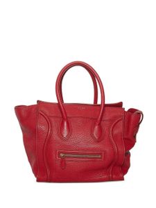 Céline Pre-Owned mini sac cabas Luggage pre-owned - Rouge