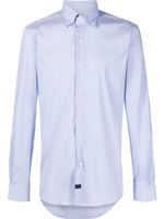 Fay chemise en coton à manches longues - Bleu - thumbnail