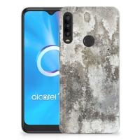 Alcatel 1SE (2020) TPU Siliconen Hoesje Beton Print
