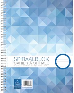 Work, spiraalschrift, ft A4, 70 g, gelijnd, 200 bladzijden