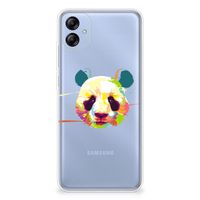 Samsung Galaxy A04e Telefoonhoesje met Naam Panda Color - thumbnail