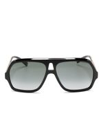 Givenchy lunettes de soleil à monture pilote - Noir