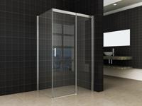 Wiesbaden douchedeur Softclose +wand 120x90x200 cm
