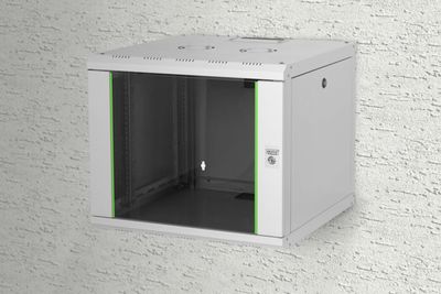 Digitus DN-19 09U-6/6 19inch-wandkast (b x h x d) 600 x 509 x 600 mm 9 HE Grijs-wit (RAL 7035)