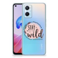 OPPO A96 | OPPO A76 Telefoonhoesje met Naam Boho Stay Wild