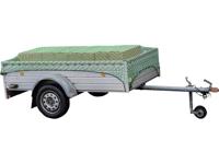 HP Autozubehör 25162 Aanhangernet (l x b) 3 m x 2 m Met rubberen spanband