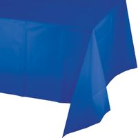 Tafelkleed blauw 274 x 137 cm   -