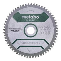 Metabo Accessoires Cirkelzaagblad | Multi Cut Classic | 305x30mm | Z80 FZ/TZ 5° neg/B - 628667000