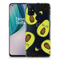 OnePlus Nord N10 5G Telefoonhoesje met Naam Avocado Singing