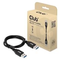 Club 3D CAC-1409 USB Type-A Gen2 (10G) kabel, 3A St/St 0,5 m