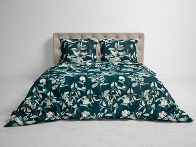 Heckett & Lane Heckett&Lane GOTS Cleo Dekbedovertrek Bottle Green