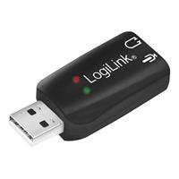 Logilink UA-0053 USB 2.0 Audio Adapter,zwart