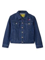 Off-White Kids veste en jean Off Stamp - Bleu