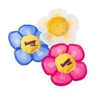 Yeowww Kattenkruid speelgoed voor katten - organisch madeliefje, gerimpeld kattenspeelgoed, duurzaam en veilig, voor binnen en buiten katten, roze 12 cm