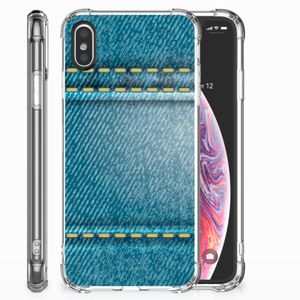 Apple iPhone X | Xs Anti Shock Bumper Case Jeans