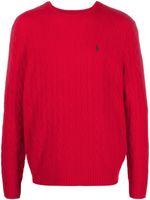 Polo Ralph Lauren pull Polo Pony en cachemire - Rouge - thumbnail