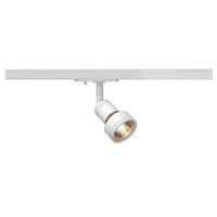 SLV 1-fase-systeem armatuur PURI/spot, led spot, plafondspot, plafondarmatuur, railsysteem, binnenverlichting / GU10 50W wit