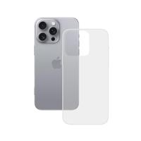 KSIX smart your tech Flexibele beschermhoes voor iPhone 16 Pro Max, anti-vingerafdruk, robuust, licht, draadloos opladen, transparant