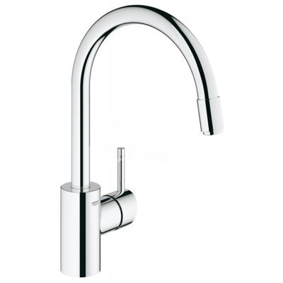 Grohe Concetto uittrekbare mousseur keukenkraan chroom 32663001 Grohe Concetto uittrekbare mousseur keukenkraan chroom 32663001
