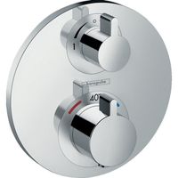 Hansgrohe Ecostat S afbouwdeel voor inbouwkraan thermostatisch met met stop en omstelkraan voor 2 douchefuncties chroom 15758000 - thumbnail