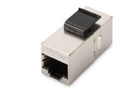 Digitus RJ45 / RJ45-koppeling Netwerk Adapter CAT 5e [1x RJ45-bus, RJ45-bus 8p8c - 1x RJ45-bus, RJ45-bus 8p8c] Nikkel - thumbnail