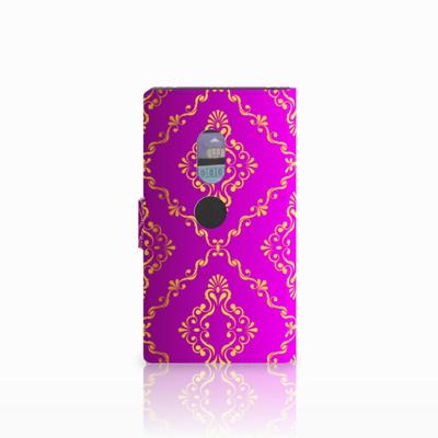 Wallet Case Sony Xperia XZ2 Barok Roze