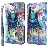 Wonder Series Sony Xperia 10 III, Xperia 10 III Lite Portemonnee Hoesje - Uil