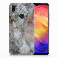 Xiaomi Redmi Note 7 Pro TPU Siliconen Hoesje Marmer Grijs