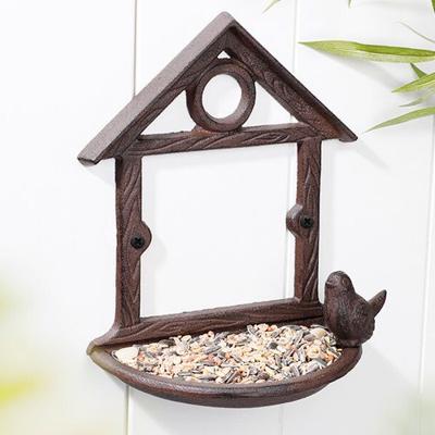 Vogelvoederbak van gietijzer