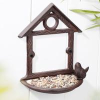 Vogelvoederbak van gietijzer