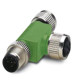 Phoenix Contact 1541186 Sensor/actuator verdeler en adapter M12 Aantal polen: 5 Adapter, T-vorm 1 stuk(s)