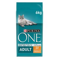 Purina One Adult Kip en Volkoren Granen 6kg