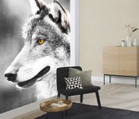 Vlies fotobehang Wolf