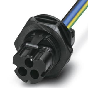 Apparaatconnector achterwand 1409219 PRC 3-FT25-MC2,5-150 Zwart, Blauw, Groen, Geel Phoenix Contact Inhoud: 10 stuk(s)