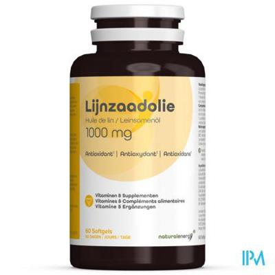 Natural Energy Lijnzaadolie Caps 60