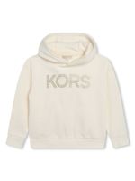 Michael Kors Kids hoodie à logo appliqué - Tons neutres