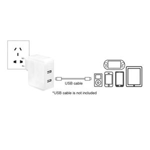 LogiLink PA0094 USB-oplader Thuis Uitgangsstroom (max.) 3400 mA 2 x USB