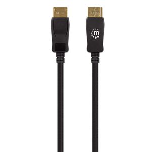 Manhattan 353595 DisplayPort-kabel DisplayPort Aansluitkabel DisplayPort-stekker, DisplayPort-stekker 1.00 m Zwart 8K UHD