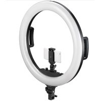 BRESSER STR-48B Bi-Color LED Ringlamp 48W dimbaar met Camera- en Smartphonehouder - thumbnail