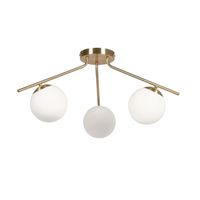 Kave Home Plafondlamp Mahala 3-lamps - Goud