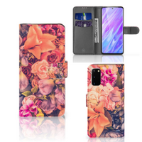 Samsung Galaxy S20 Hoesje Bosje Bloemen - thumbnail