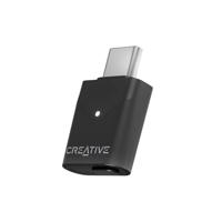 CREATIVE BT-W6 Draadloze Bluetooth 5.4 en LE audiozender met leeuwenbek geluid, aptX Lossless, lage latentie en tot 24-bit/96 kHz audio, werkt met pc/Mac/Gaming-consoles