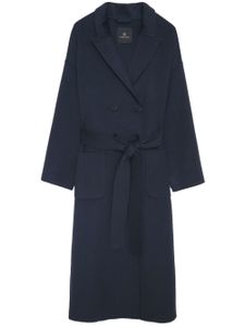 ANINE BING manteau long Dylan à boutonnière croisée - Bleu