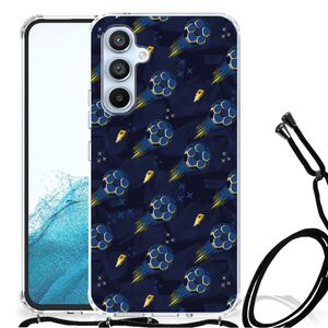 Doorzichtige Silicone Hoesje voor Samsung Galaxy A54 5G Voetbal