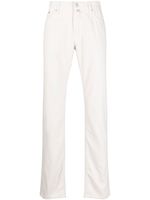 Jacob Cohën pantalon à coupe droite - Blanc