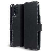 Qubits - slim wallet hoes - Samsung Galaxy A70 - Zwart